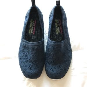 Sketchers Air Dry Memory Foam Knit Flats
